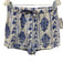 Roller Rabbit Size S Blue & White Cotton Short Sleeve Floral Print Short Set Blue & White / S