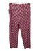 Roller Rabbit Size S Pink & White Pima Cotton Short Sleeve Pajamas Pant Set Pink & White / S