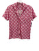 Roller Rabbit Size S Pink & White Pima Cotton Short Sleeve Pajamas Pant Set Pink & White / S