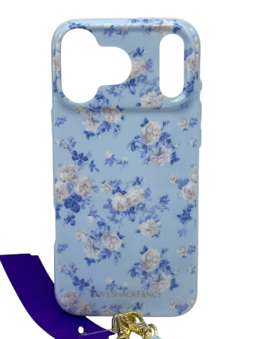 Love Shack Fancy x Case-Mate White & Pink Floral Phone Charm Incl Case Blue & White