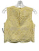 Antonio Melani Size 0 White & Butter Yellow Polyester Sleeveless Midi Skirt Set White & Butter Yellow / 0