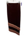 Mason's Daughter Size XS Brown & Pink Polyester & Elastane Velvet Fringe Skirt Brown & Pink / XS