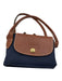 Longchamp Navy Nylon Snap Button Zip Close Inside Pockets Bag Navy / M