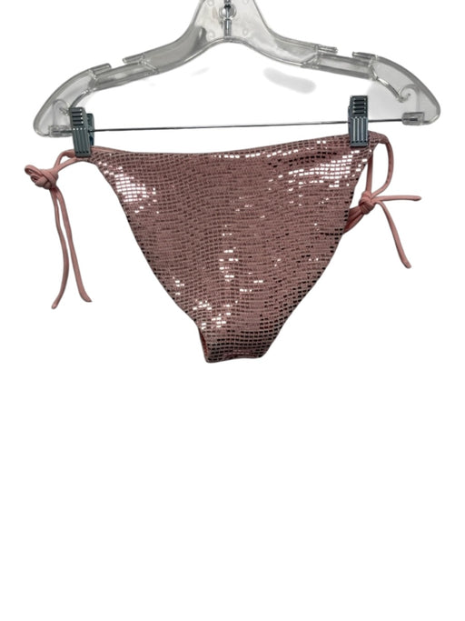 Peixoto Size M Pink Polyamide Blend Sequin Waist tie 2 Piece Swimsuit Pink / M