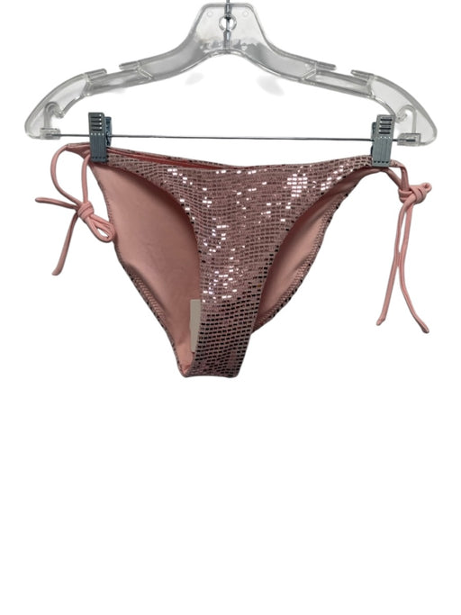 Peixoto Size M Pink Polyamide Blend Sequin Waist tie 2 Piece Swimsuit Pink / M