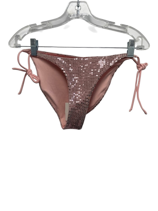 Peixoto Size M Pink Polyamide Blend Sequin Waist tie 2 Piece Swimsuit Pink / M
