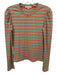 Modafleur Size XS Green, Red & Orange Rayon Blend Ribbed Long Sleeve Top Green, Red & Orange / XS