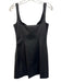 Saylor Size Est S Black Pleats Sleeveless Pockets Mini Dress Black / Est S