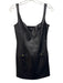 Saylor Size Est S Black Pleats Sleeveless Pockets Mini Dress Black / Est S