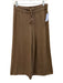 Splendid Size S Brown Cotton Blend Wide Leg Drawstring Waist Pants Brown / S