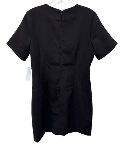 Hyacinth House Size S Black Polyester Blend Back Zip Embelished bow detail Dress Black / S