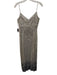 Saylor Size S Silver Polyester Blend Sequin Spaghetti Strap Embellished Dress Silver / S