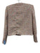 Self Portrait Size 4 Pink Polyester Blend Button Up Long Sleeve Tweed Jacket Pink / 4