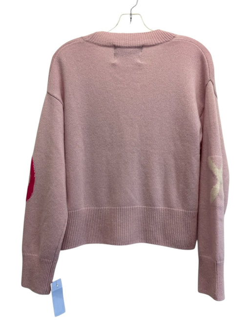 That girl kate Size S Pink Wool Knit Long Sleeve Button Up Sweater Pink / S