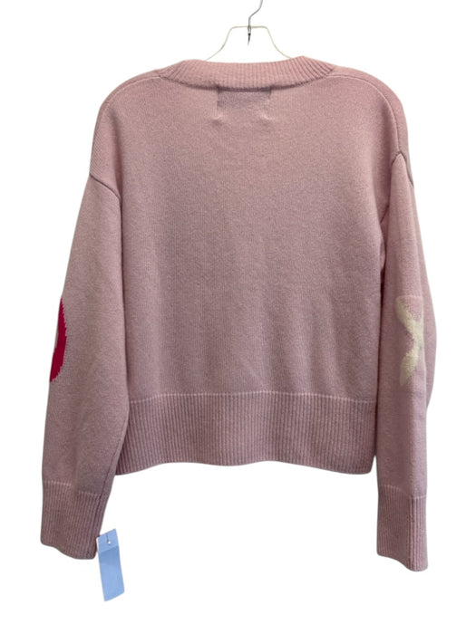 That girl kate Size S Pink Wool Knit Long Sleeve Button Up Sweater Pink / S