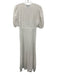 Antonio Melani Size XS White Cotton Tie Front Short Puff Sleeve Duster Coverup White / XS