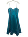 Sachin & Babi Size 8 Blue Green Polyester Blend Sleeveless Midi Sequin Gown Blue Green / 8