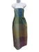 Rosie Assoulin Size  T4 Blue, Brown, Multi Sleeveless All Over Print Midi Dress Blue, Brown, Multi / T4