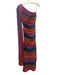 Black Halo Eve Size 4 Purple & Multi Polyamide Blend Glitter One Shoulder Dress Purple & Multi / 4