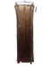 Ramy Brook Size 4 Champagne Gold Polyester Sequin Shine Sleeveless Midi Dress Champagne Gold / 4