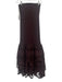 Saylor Size S Brown Ribbed Bodice Sleeveless Cut Outs Midi Dress Brown / S