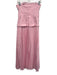 O.P.T. Size 2 Pink Polyester Accordian Sleeveless pleats Midi Dress Pink / 2