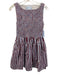 Hill House Size S White, Navy, Red Cotton Stripe Smocked Bodice Pleats Dress White, Navy, Red / S