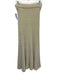 Alohas Size S Cream Beige Poliamide Elastic Waistband Fuzzy A Line Maxi Skirt Cream Beige / S