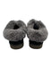 Ugg Shoe Size EST 8 Black & Gray Leather Upper Suede Shearling Lined Booties Black & Gray / EST 8