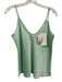 The Noli Shop Mint Green Polyester Open Blazer Tank Double Breasted Jacket Set Mint Green / S