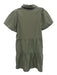 Brochu Walker Size S Sage green Polyester Blend Button Down Gathered Dress Sage green / S