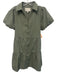 Brochu Walker Size S Sage green Polyester Blend Button Down Gathered Dress Sage green / S