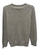 Naadam Size L Grey & Yellow Cashmere Embroidered Patch Crew Neck Sweater Grey & Yellow / L