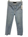 Veronica Beard Jeans Size 26 Light Wash Cotton Denim Mid Rise Raw Hem Jeans Light Wash / 26