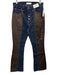 Abercrombie & Fitch Size 27L Dark Wash & Brown Cotton Denim High Rise Jeans Dark Wash & Brown / 27L