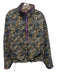 Current Air Size M Brown, Blue & Yellow Polyester Floral Fleece 1/2 Zip Jacket Brown, Blue & Yellow / M