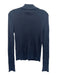 Splendid Size M Dark Blue Cashmere Blend Ribbed Knit Zip Front Cardigan Sweater Dark Blue / M