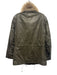SAM Size M Taupe Gray Cotton Blend PU Coating Snap Button & Zip Front Jacket Taupe Gray / M