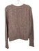 Roller Rabbit Size S Dusty Pink Alpaca Blend Ribbed Knit Button Front Sweater Dusty Pink / S