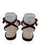 Tuckernuck Shoe Size 9 Dark Brown Leather Upper open toe Braided Sandals Dark Brown / 9