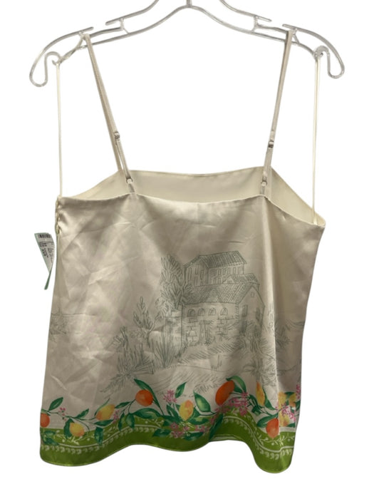 Current Air Size XS/S Green, White, Yellow Polyester Elastic Waist Tank Pant Set Green, White, Yellow / XS/S