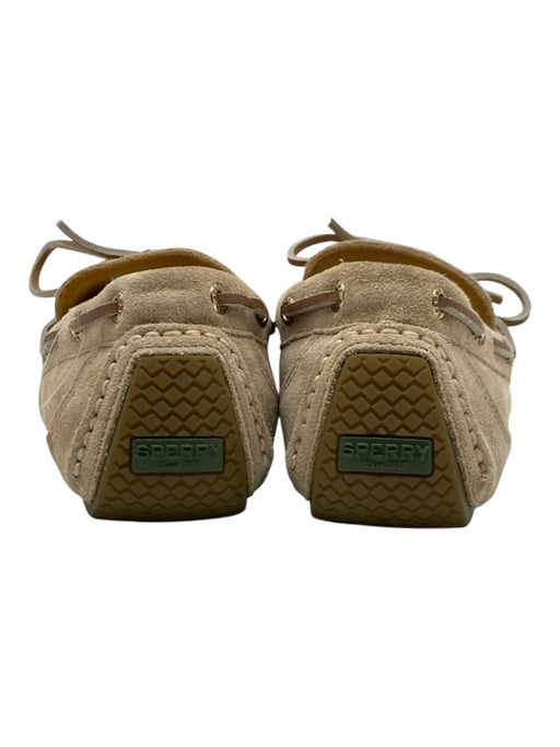 Sperry Shoe Size 9 Beige Suede Solid Driver Men's Shoes Beige / 9