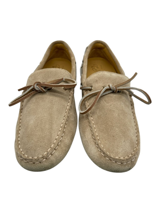 Sperry Shoe Size 9 Beige Suede Solid Driver Men's Shoes Beige / 9