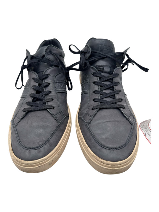 Tods Shoe Size 8.5 AS IS Blue Leather Solid Sneaker Men's Shoes Blue / 8.5