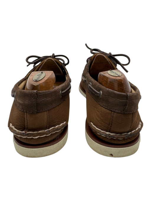 Sperry Gold Cup Shoe Size 10 Brown Leather Solid Boat Men's Shoes Brown / 10