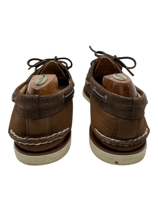 Sperry Gold Cup Shoe Size 10 Brown Leather Solid Boat Men's Shoes Brown / 10