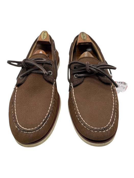 Sperry Gold Cup Shoe Size 10 Brown Leather Solid Boat Men's Shoes Brown / 10