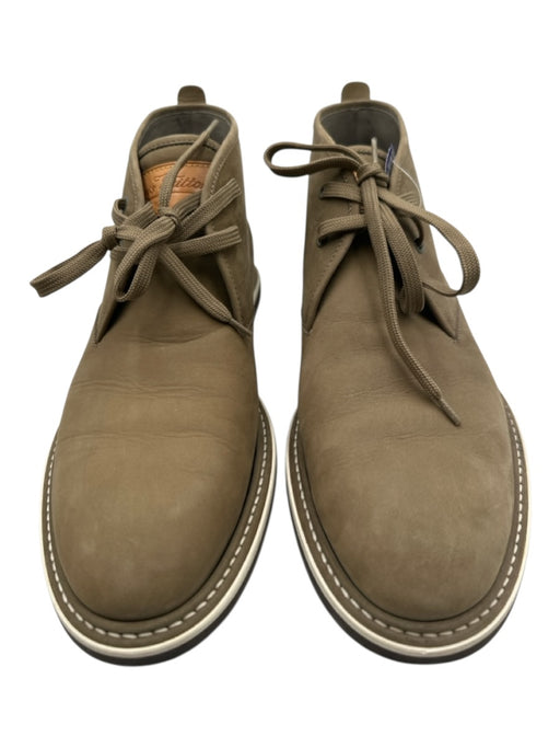 Louis Vuitton Shoe Size 7.5 Beige Leather Solid Men's Shoes Beige / 7.5