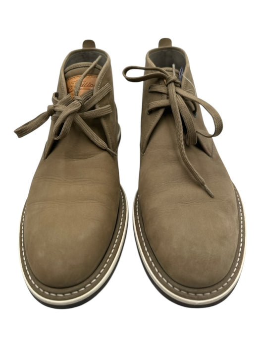 Louis Vuitton Shoe Size 7.5 Beige Leather Solid Men's Shoes Beige / 7.5