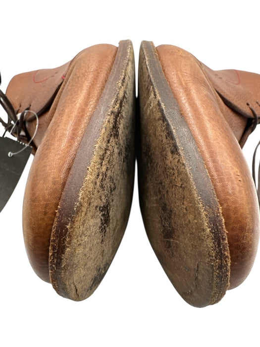 No Brand Shoe Size 9 Made in Spain Tan Leather Pebbled Chukka Men's Shoes Tan / 9